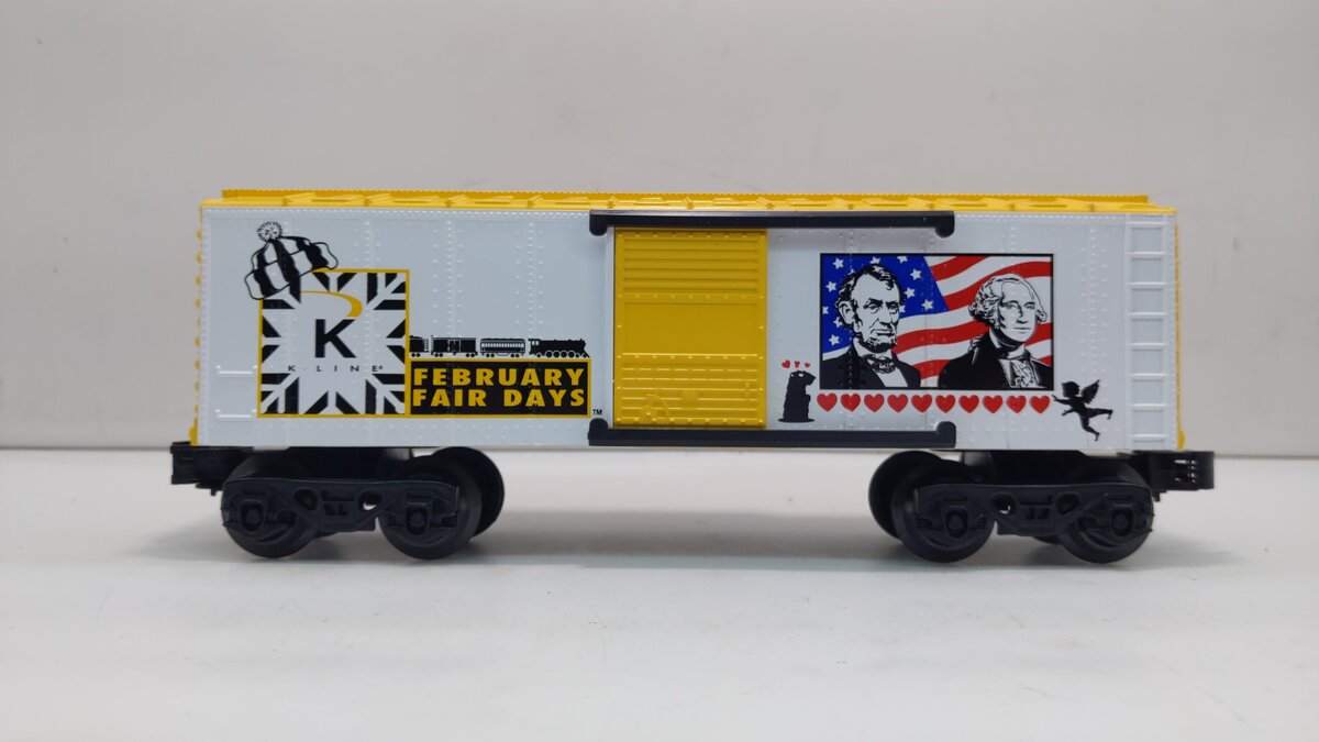 K-Line K-515801 O Gauge February Fair Days Boxcar LN/Box