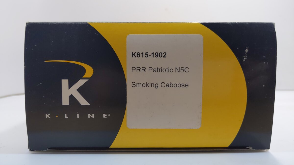 K-Line K615-1902 O Gauge PRR Patriotic N5C Smoking Caboose LN/Box