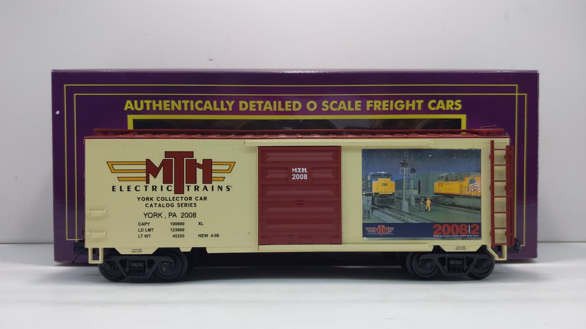 MTH 20-93418 TCA Spring York 2008 40' Boxcar LN/Box