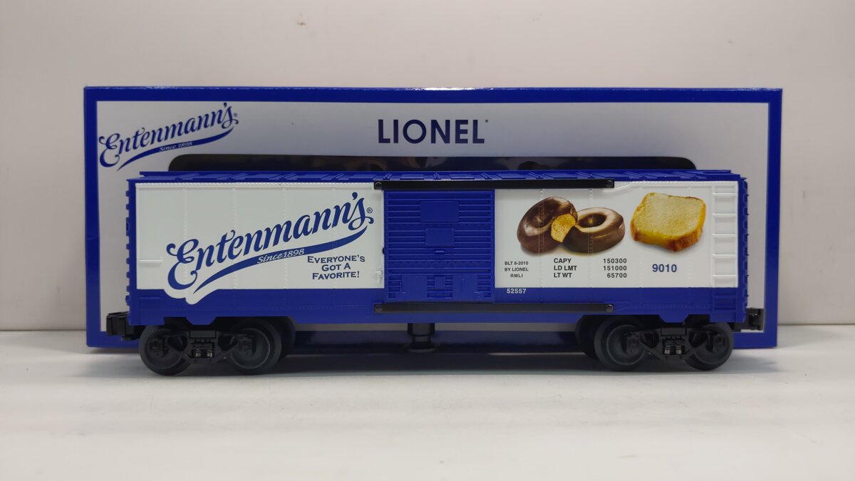 Lionel 6-52557 O RR Museum of Long Island Entemann's Operating Boxcar #9010 LN/Box