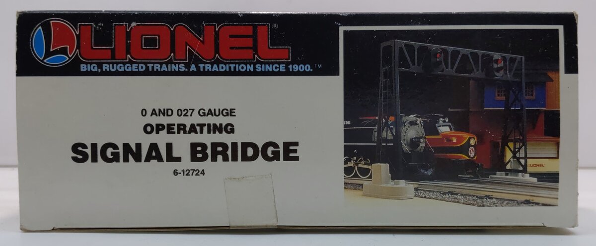 Lionel 6-12724 O And O27 Metal Operating Dual Signal Bridge LN/Box