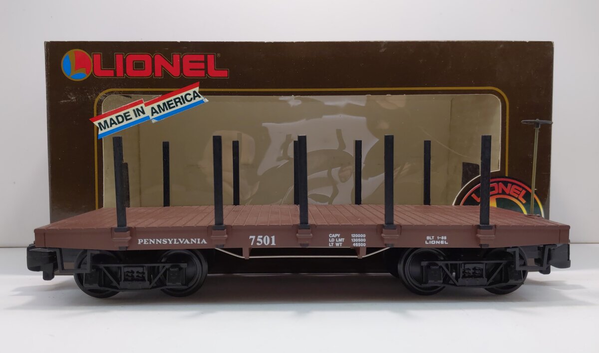 Lionel 8-87501 G Scale Pennsylvania RR Flatcar NIB