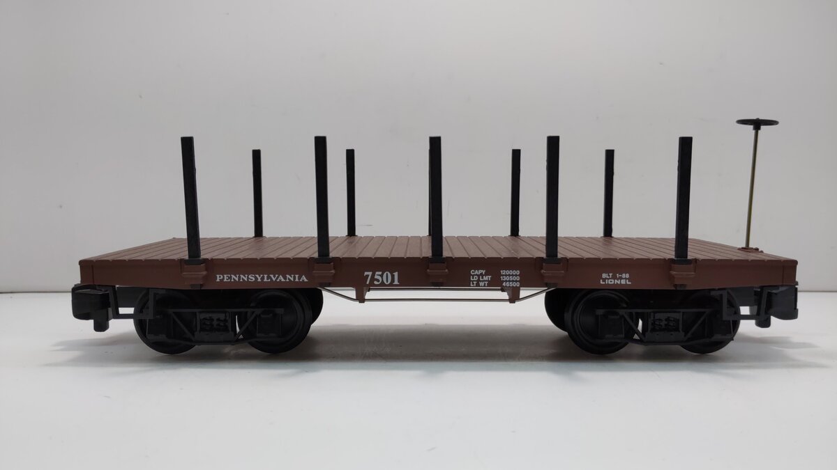 Lionel 8-87501 G Scale Pennsylvania RR Flatcar NIB