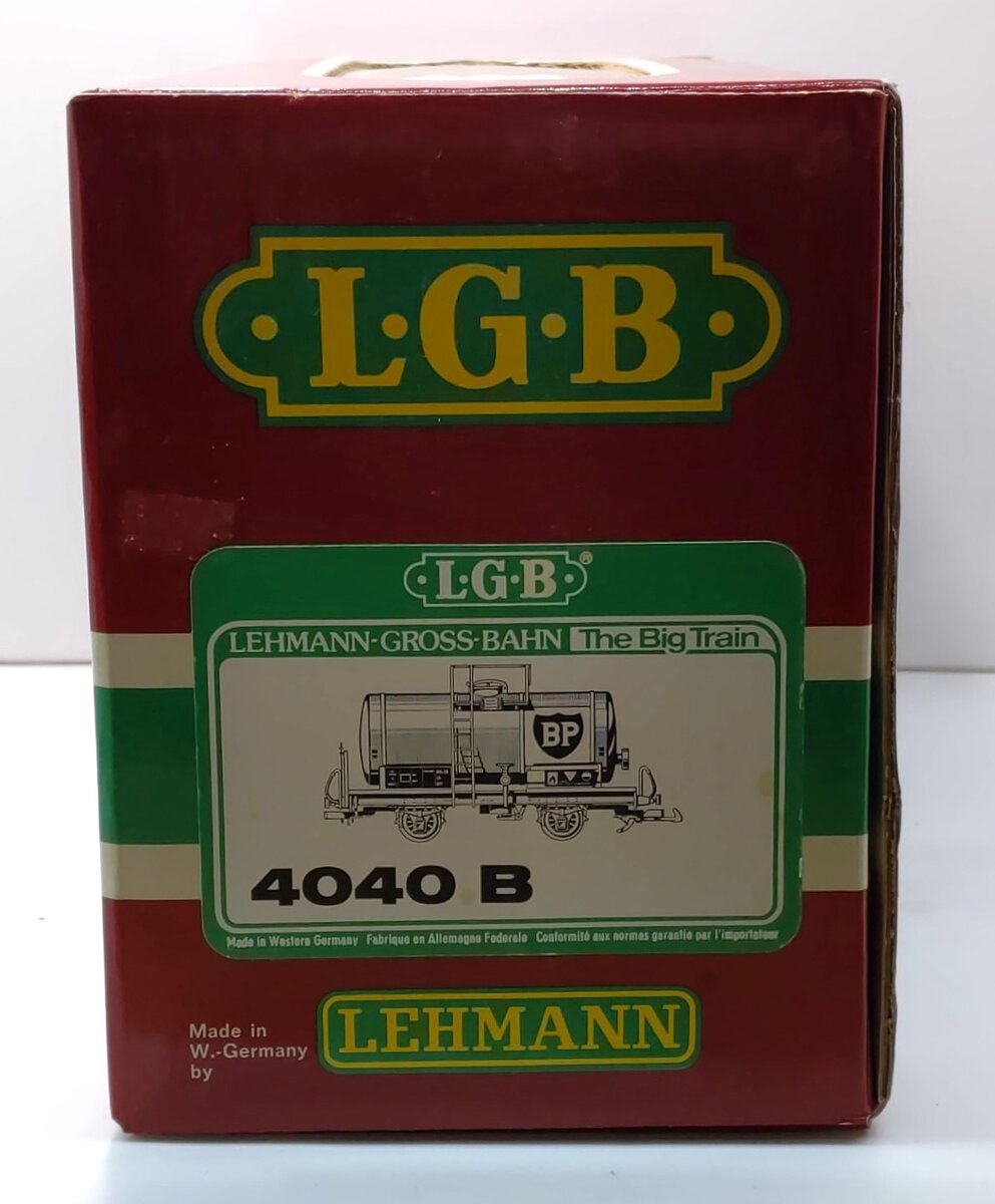 LGB 4040B G Scale BP Single Dome Short Tank Car LN/Box