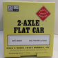 Aristo-Craft 40205 G Scale Baltimore and Ohio 20' 2-Axle Flatcar #X3813