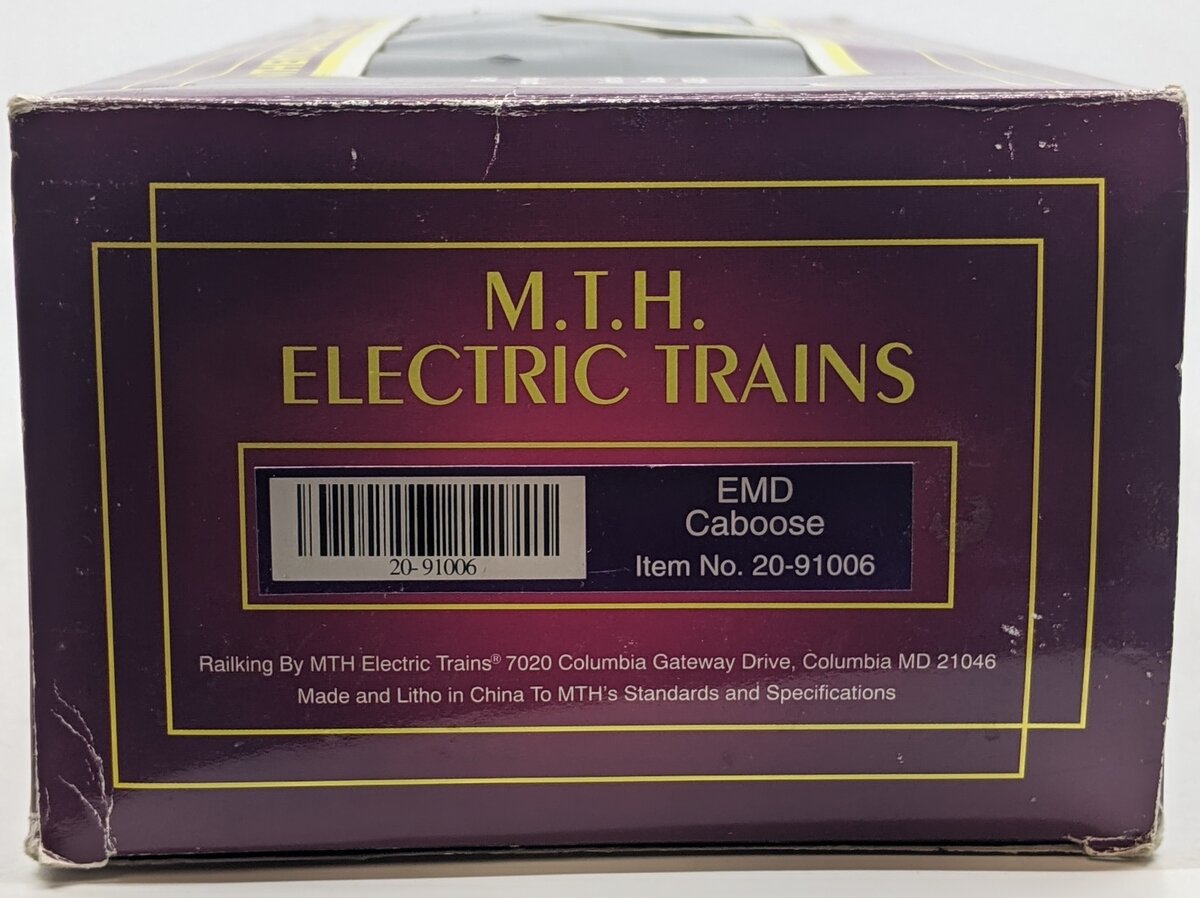 MTH 20-91006 O Gauge EMD Extended Vision Caboose #15062 NIB