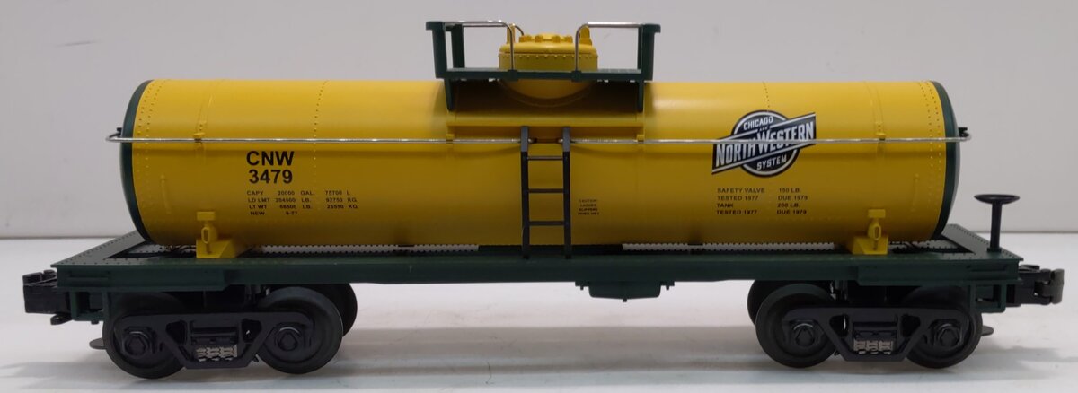 MTH 33-7302 O Gauge Chicago & North Western Tank Car #3479 LN/Box