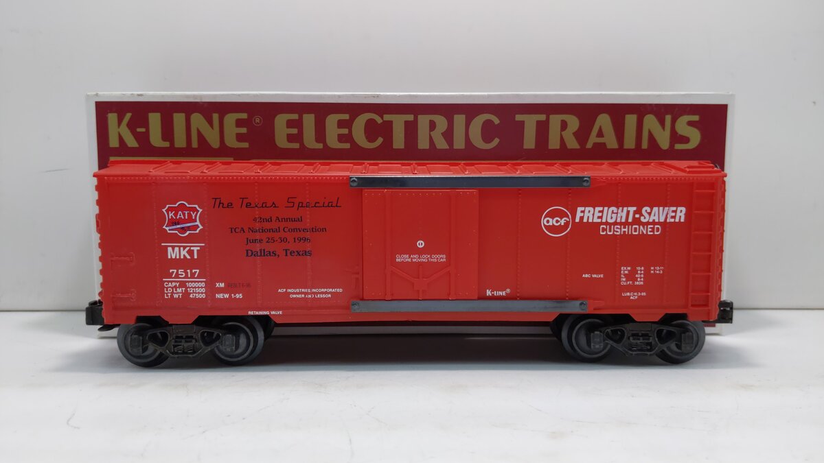 K-Line K7517 O Gauge Katy/MKT Classic Boxcar