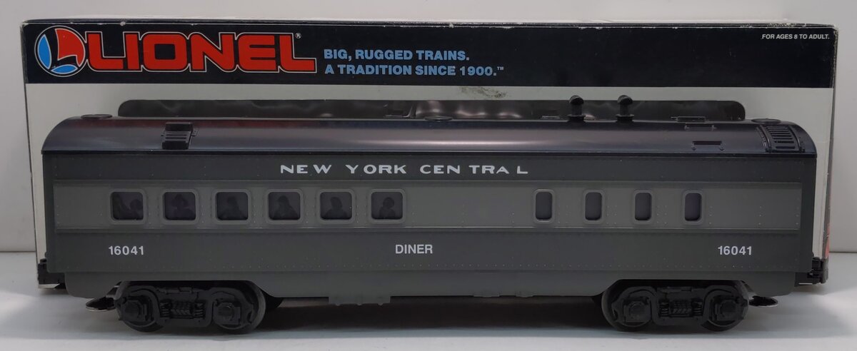 Lionel 6-16041 O Gauge New York Central Illuminated Dining Car LN/Box