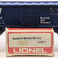 Lionel 6-9771 O Norfolk and Western Boxcar (TCA Version 1977)