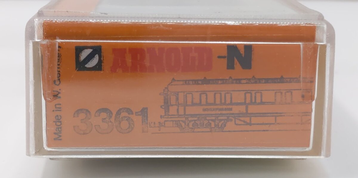 Arnold 3361 N-Scale DRG Passenger Sleeping Car LN/Box