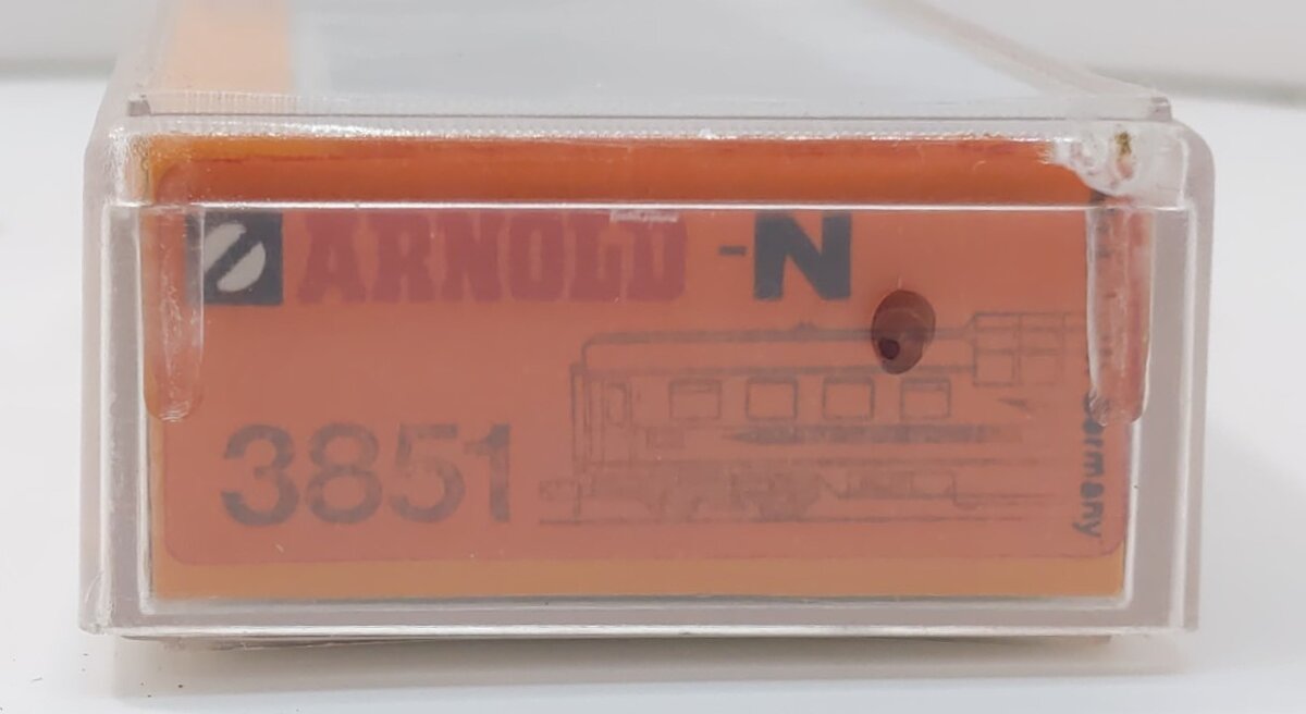 Arnold 3851 N Scale DB Apfelpfeil Vista Dome Car LN/Box