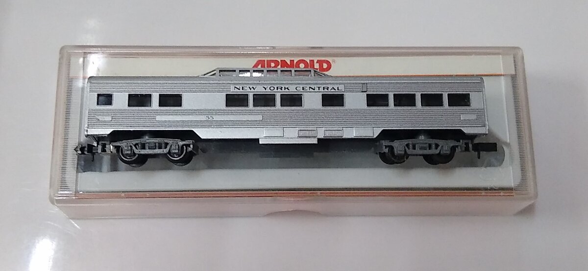 Arnold 05415 N Scale New York Central Dome Passenger Car #55 LN/Box