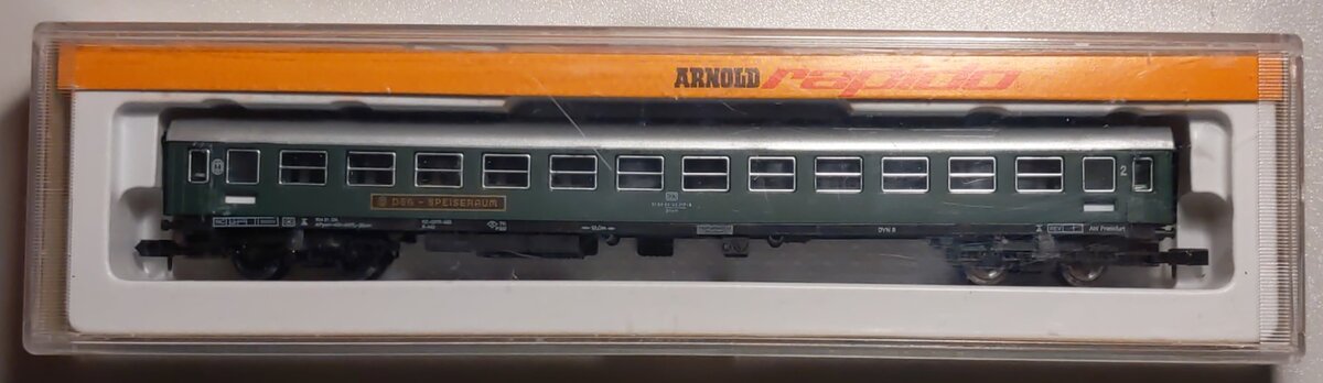 Arnold 3221 N Scale DB 2nd Class Semi-Dining Car LN/Box