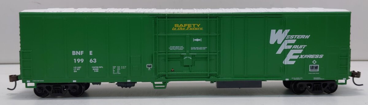 Athearn 7100 Western Fruit Express WO Green 57' Mechanical Reefer #19963 EX/Box