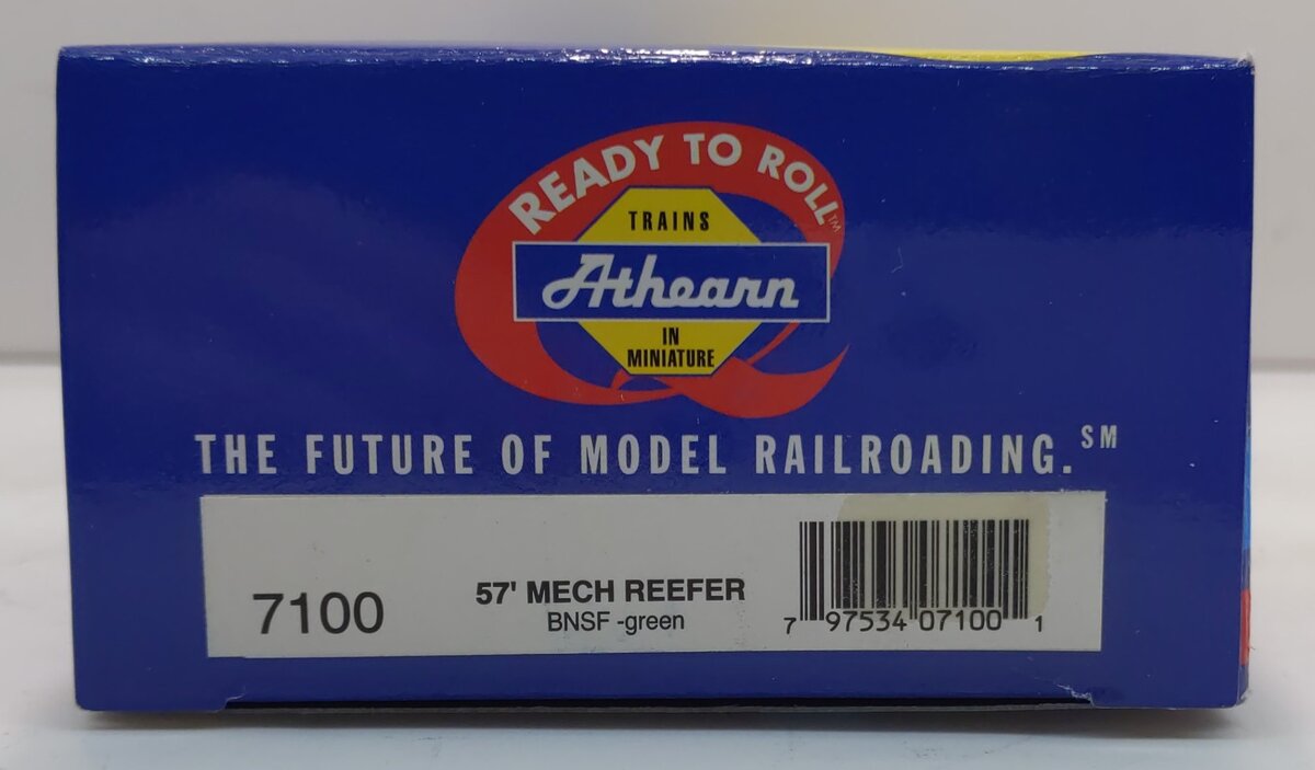 Athearn 7100 Western Fruit Express WO Green 57' Mechanical Reefer #19963 EX/Box