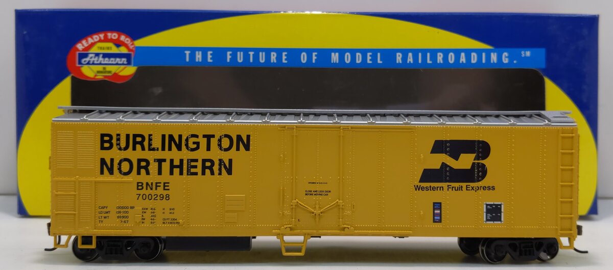 Athearn 7564 HO Scale Burlington Northern 50' Mechanical Reefer Car #700298 LN/Box