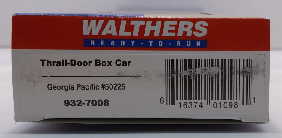 Walthers 932-7008 HO Georgia Pacific Thrall All Door Boxcar #50225 LN/Box