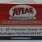 Atlas 1357-2 HO Burlington Northern 50' Boxcar #214472