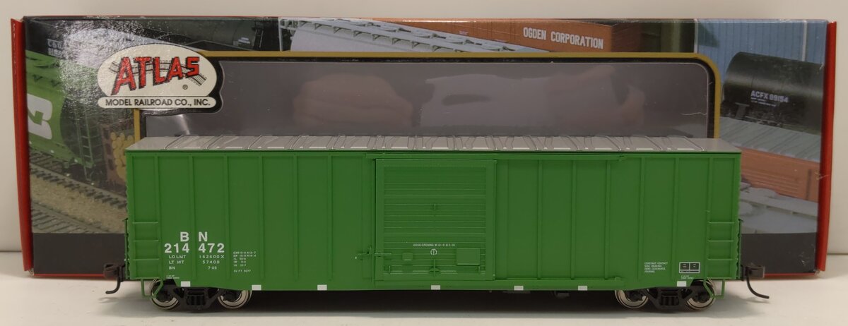 Atlas 1357-2 HO Burlington Northern 50' Boxcar #214472