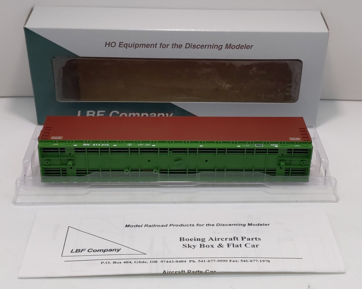 LBF Company 1803-1 HO Scale Boeing Skybox & Burlington Northern Flat Car Kit
