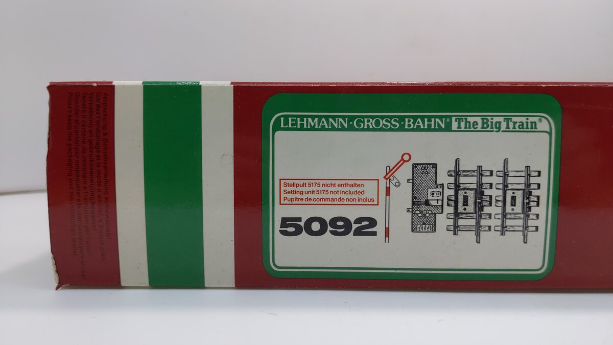 LGB 5092 G Scale Semaphore with Track Section LN/Box