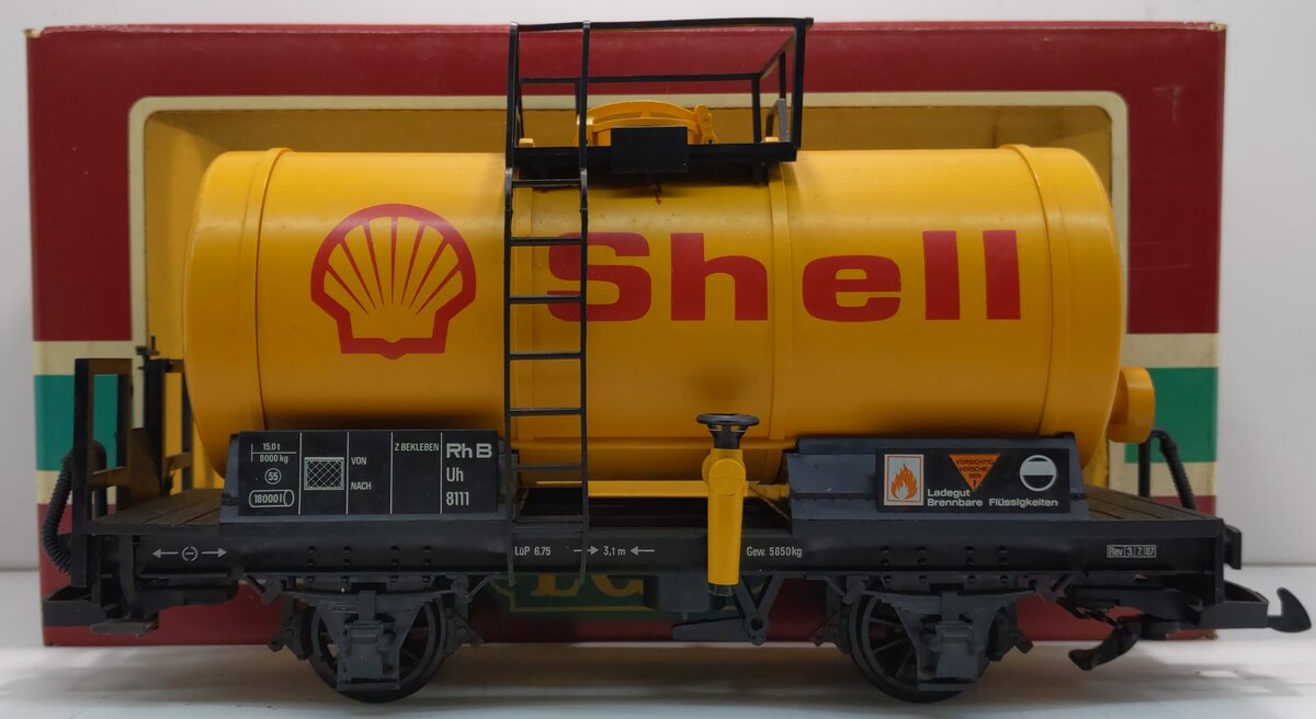 LGB 4040S G Gauge Shell Single Dome Short Tank Car LN/Box