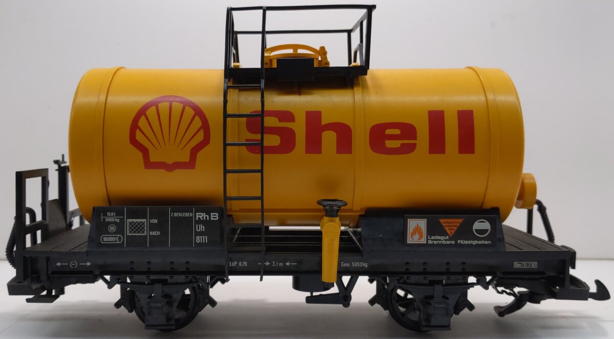 LGB 4040S G Gauge Shell Single Dome Short Tank Car LN/Box