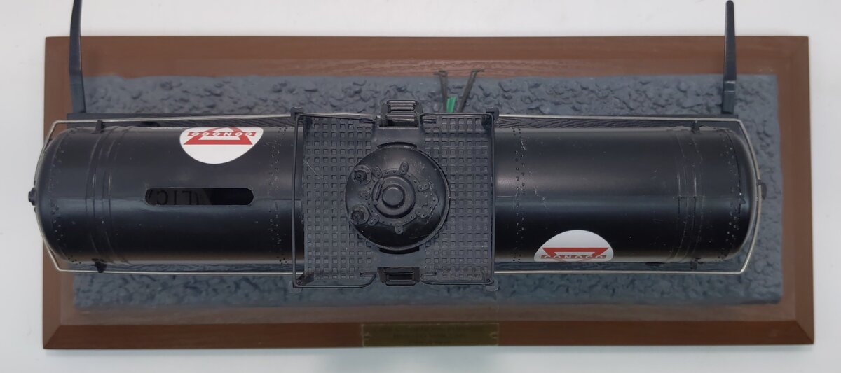 K-Line K-639104 O Gauge Conoco Riveted Tank Car/Bank LN/Box