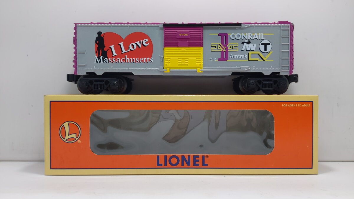 Lionel 6-19951 O Gauge I Love Massachusetts Boxcar NIB