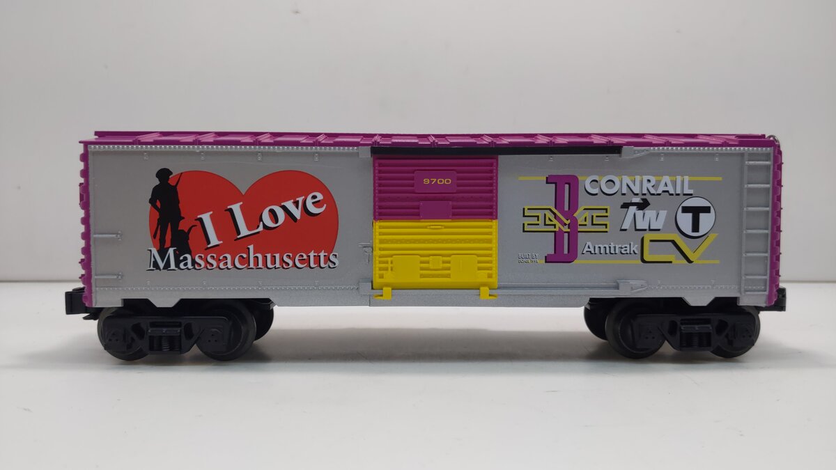 Lionel 6-19951 O Gauge I Love Massachusetts Boxcar NIB