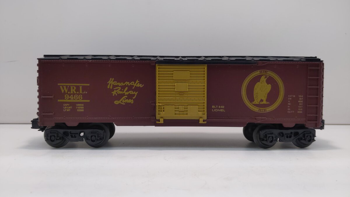 Lionel 6-9466 O Gauge Wanamaker Railway Lines Boxcar LN/Box