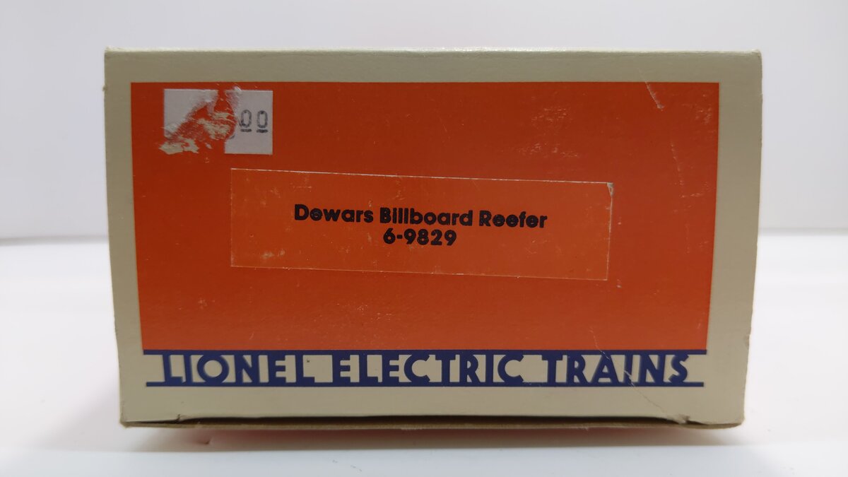 Lionel 6-9829 O Gauge Dewars Billboard Reefer EX/Box