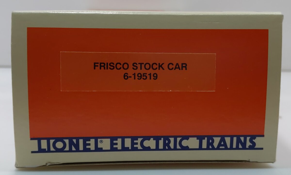 Lionel 6-19519 O Gauge Frisco Stock Car (Fallen Flags #5) LN/Box