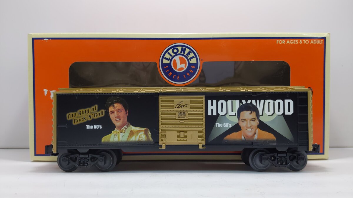 Lionel 6-39238 O Gauge Elvis Presley Commemorative Boxcar NIB