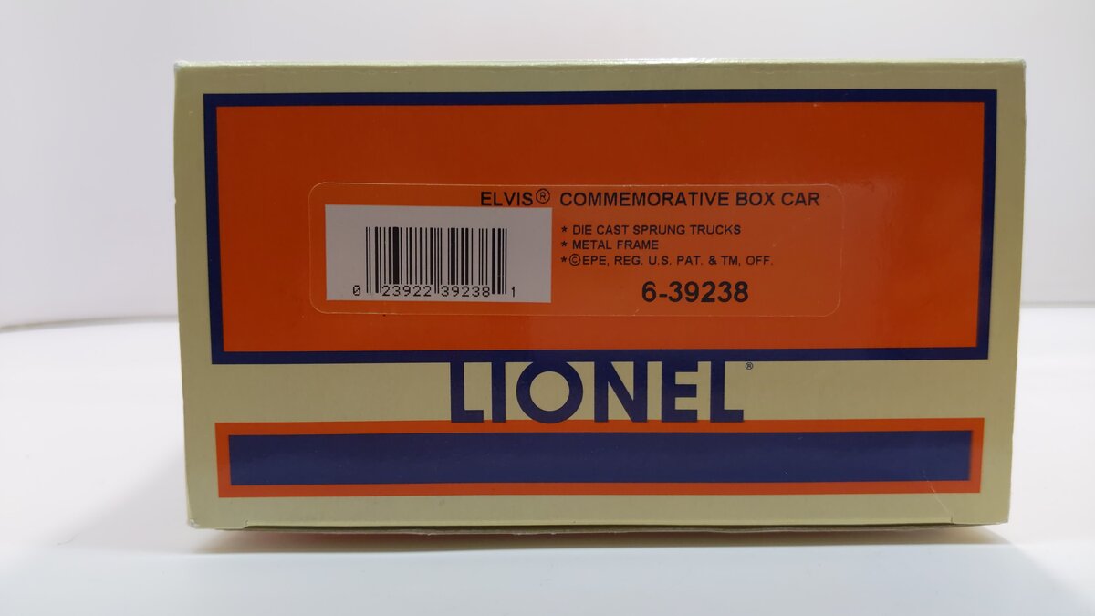 Lionel 6-39238 O Gauge Elvis Presley Commemorative Boxcar NIB