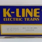 K-Line K-6705 O Gauge 1988 TCA Norcal Gold Rush Ore Car w/Ore Load LN/Box