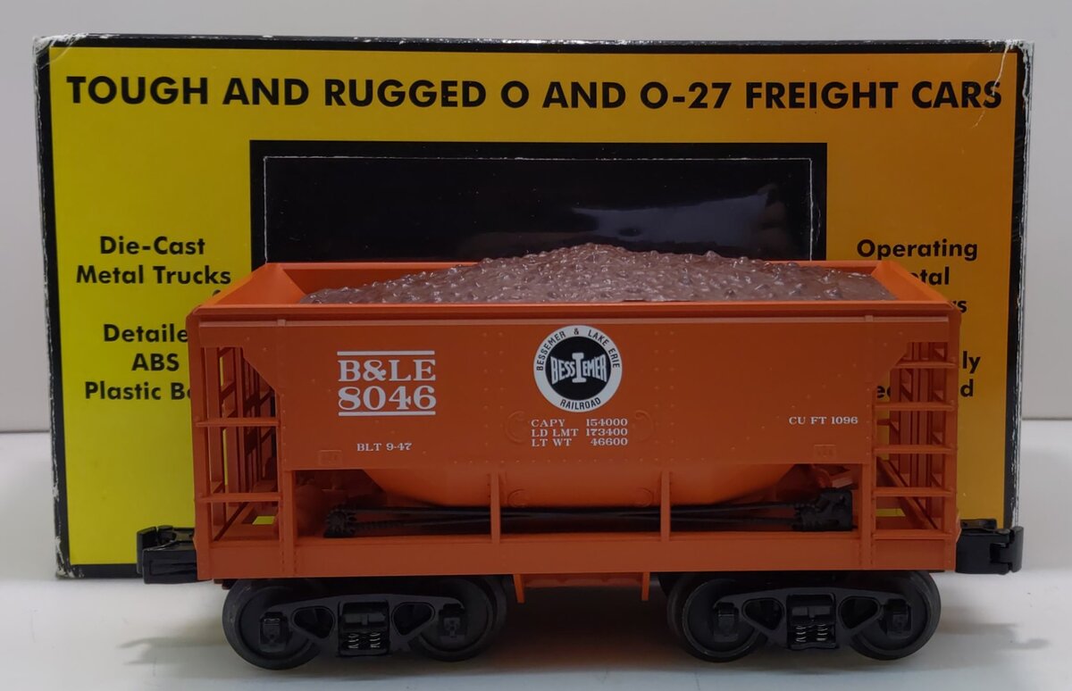 MTH 30-75231 Bessemer & Lake Erie Ore Car #8046 NIB