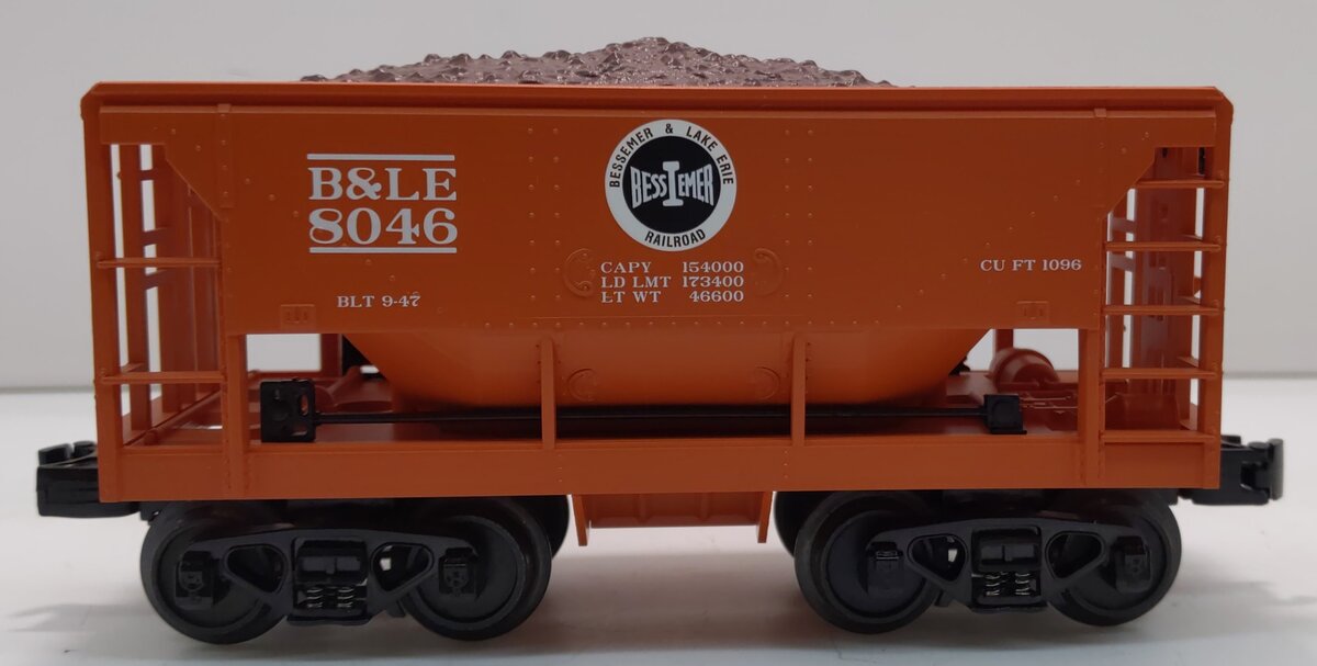 MTH 30-75231 Bessemer & Lake Erie Ore Car #8046 NIB
