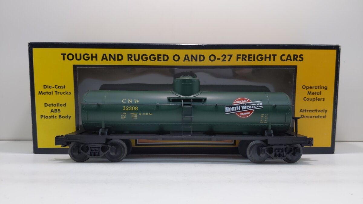MTH 30-7307 O Gauge Chicago & Northwestern Semi-Scale Tank Car #32308 NIB
