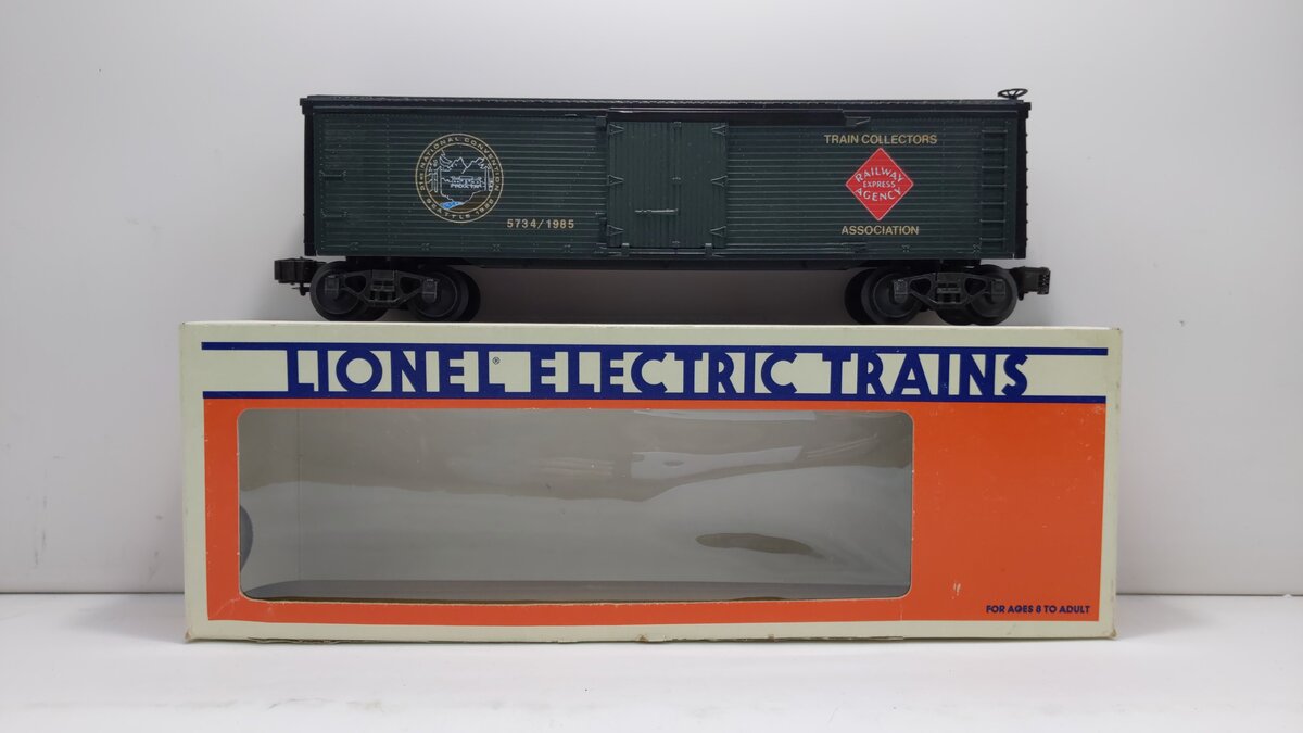 Lionel 6-5734 O Gauge TCA 1985 Convention Car LN/Box