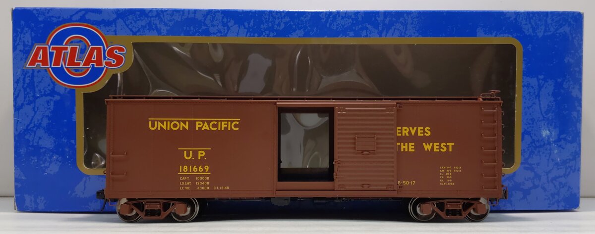 Atlas 7485-4 O Union Pacific USRA Box Car #181669 (2-Rail) NIB