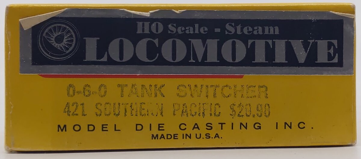 Roundhouse 421 HO Scale Southern Pacific 0-6-0 Tank Locomotive Kit