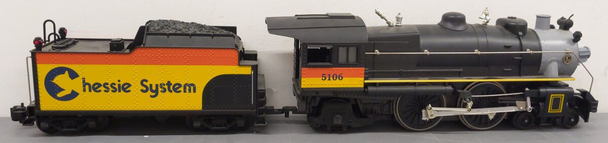 Lionel 8-85106 G Scale Chessie 4-4-2 Steam Locomotive & Tender LN/Box