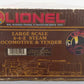 Lionel 8-85106 G Scale Chessie 4-4-2 Steam Locomotive & Tender LN/Box
