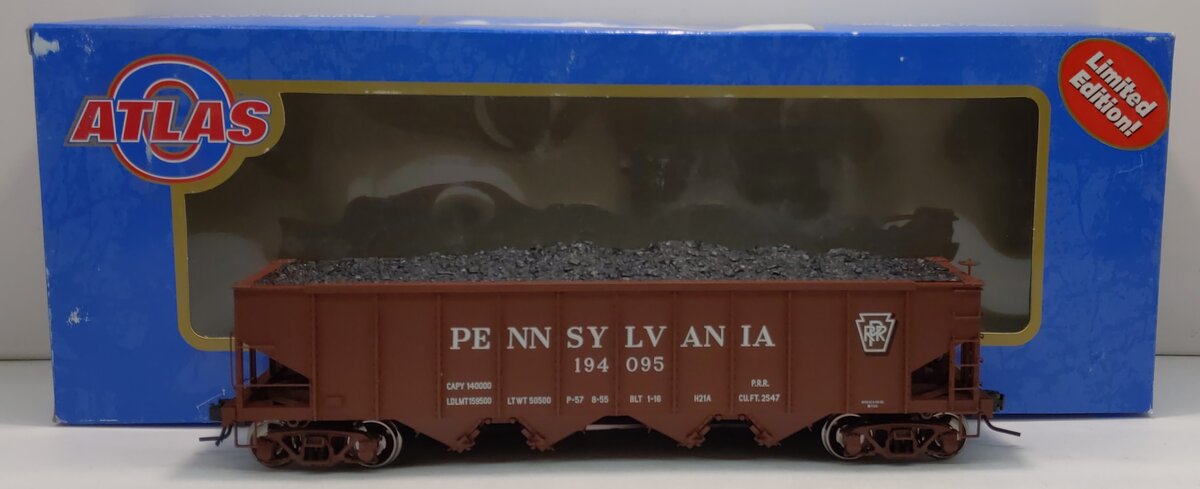 Atlas 7777-2 O Pennsylvania Railroad H21a Hopper Car #194095 (2-Rail) MT/Box