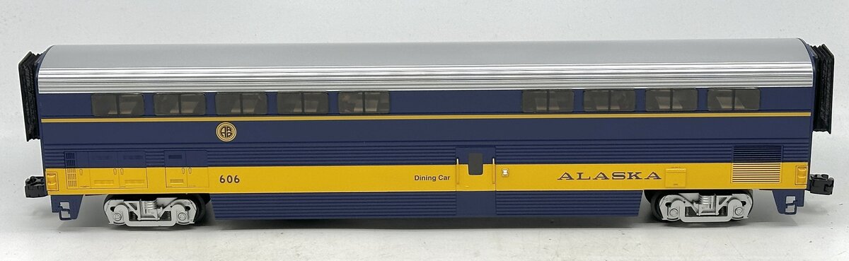 Lionel 6-29172 O Gauge Alaska Stationsounds Aluminum Diner Car LN/Box