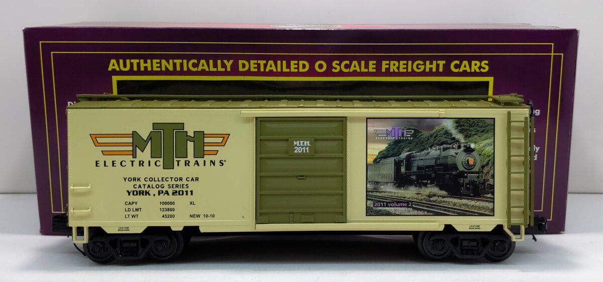 MTH 20-93529 TCA Spring York PA 2011 40' Box Car MT/Box