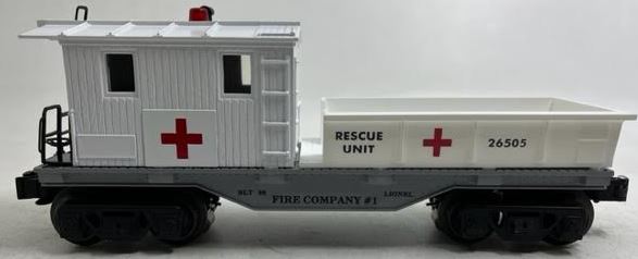 Lionel 6-26505 O Fire Company #1 Rescue Unit Work Caboose #26505 LN/Box