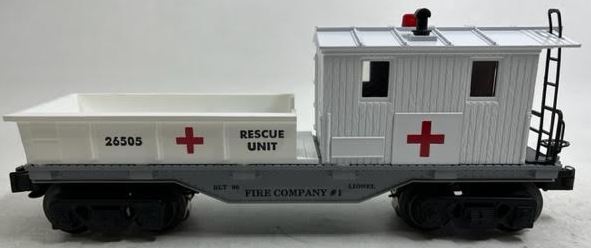 Lionel 6-26505 O Fire Company #1 Rescue Unit Work Caboose #26505 LN/Box